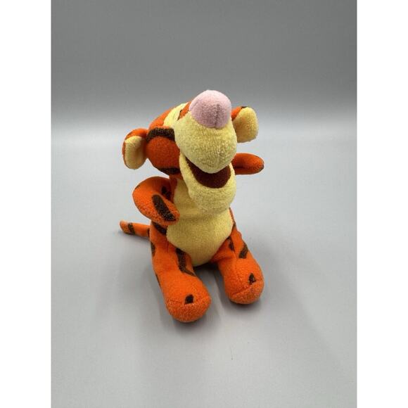 Disney Eeyore & Tigger Plush Rattles 5-6” Stuffed Animals No Tag - Picture 7 of 9